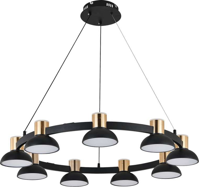 Подвесной светильник с пультом управления LED (11059/9P Black) Indigo Traforo V000183L