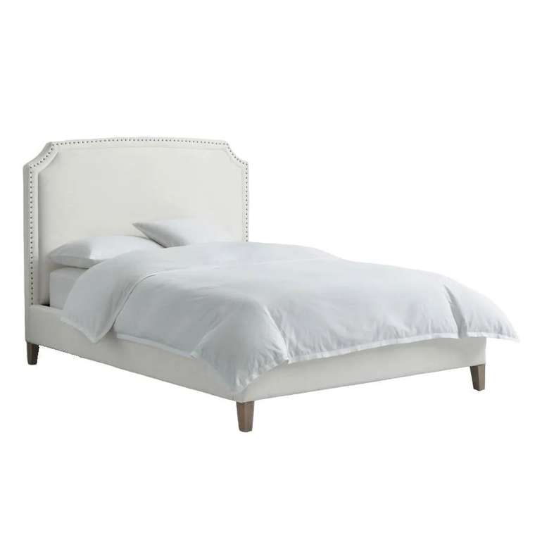 Кровать Antonina 160х200 белого цвета