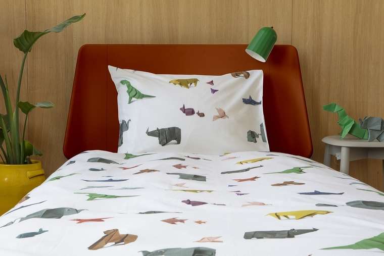 Комплект постельного белья Оригами зоопарк