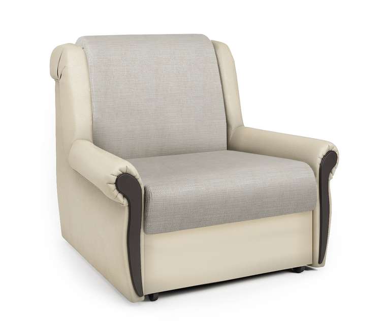 Кресло-кровать Аккорд М 60 бежевого цвета