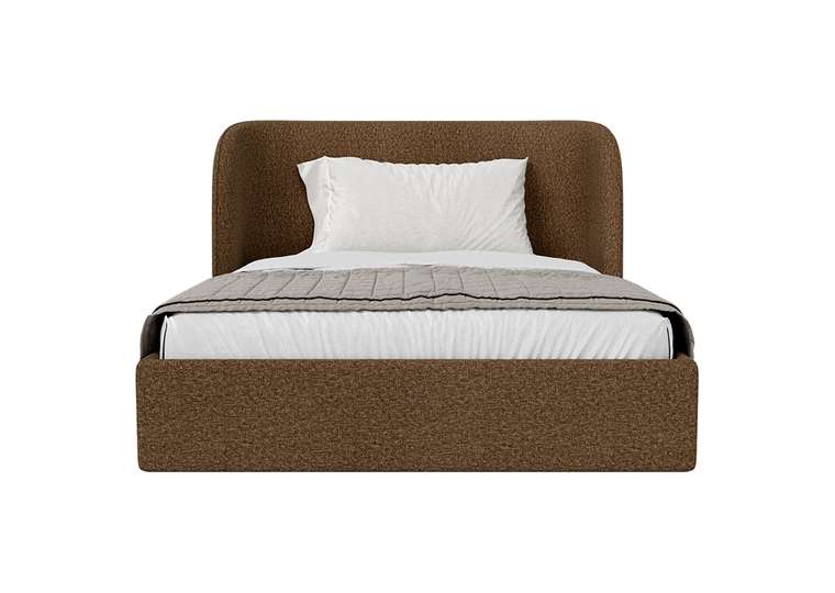 Кровать Classic 140х200 коричневого цвета с подъемным механизмом