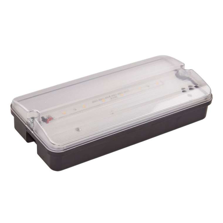 Накладной светильник ULW-K25A 6W/4000K IP65 BLACK (пластик, цвет прозрачный)