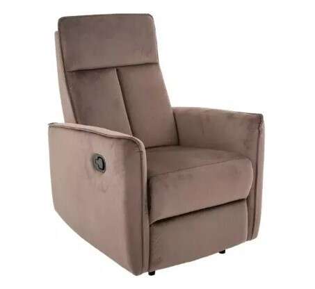 Кресло Nikos цвета капучино