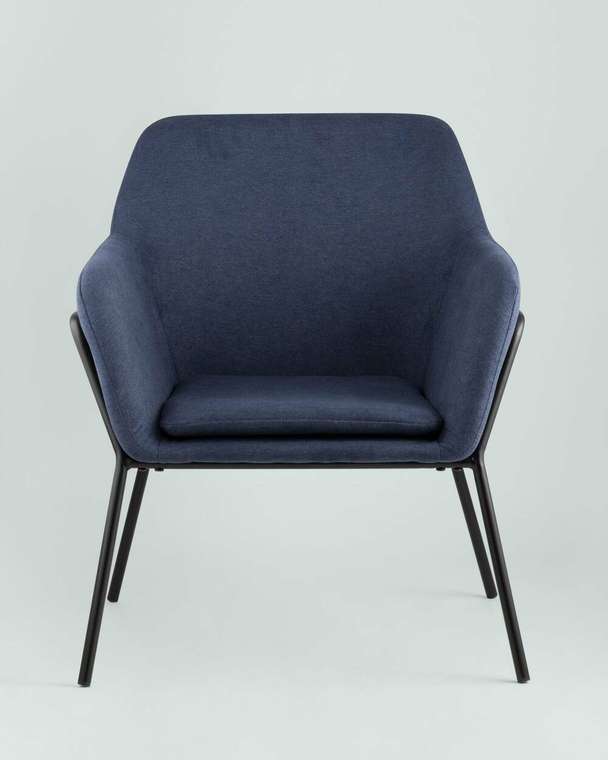 Кресло Шелфорд синего цвета