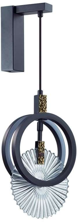 Настенный светильник Odeon Light Mercury 5421/17WL черный/золото/металл/стекло LED 17W 3000K