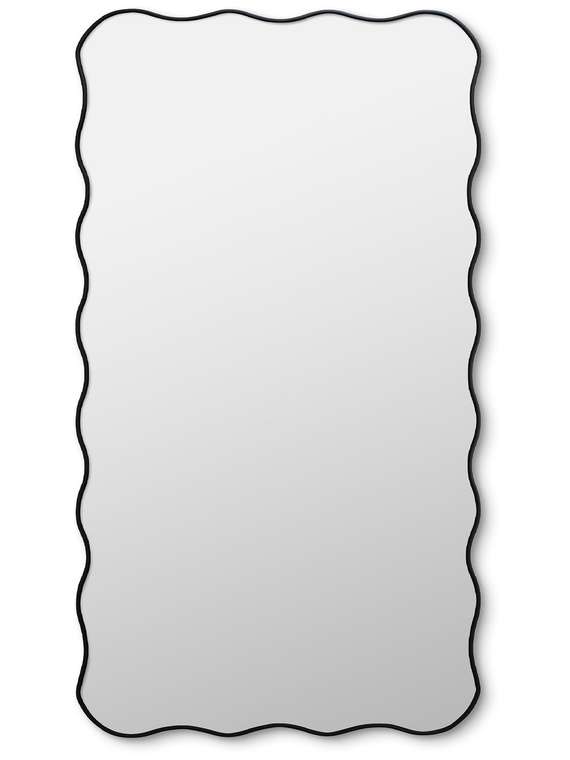 Настенное зеркало Fancy XL 80х170 черного цвета