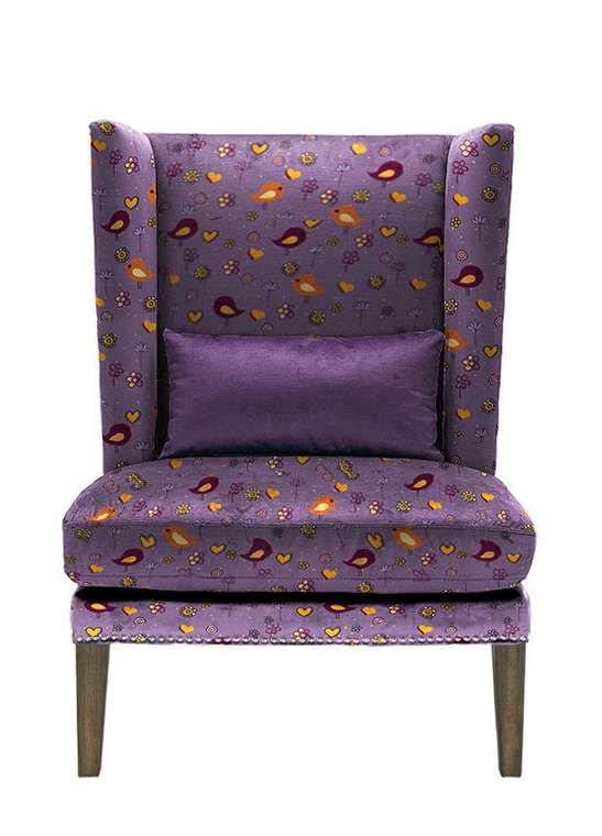 Кресло Cute пурпурного цвета