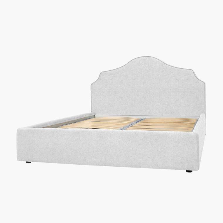 Кровать Bliss 160х200 светло-молочного цвета с подъёмным механизмом