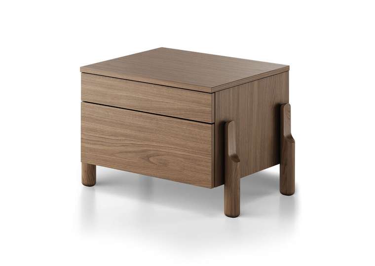 Тумба прикроватная Basic 2 коричневого цвета