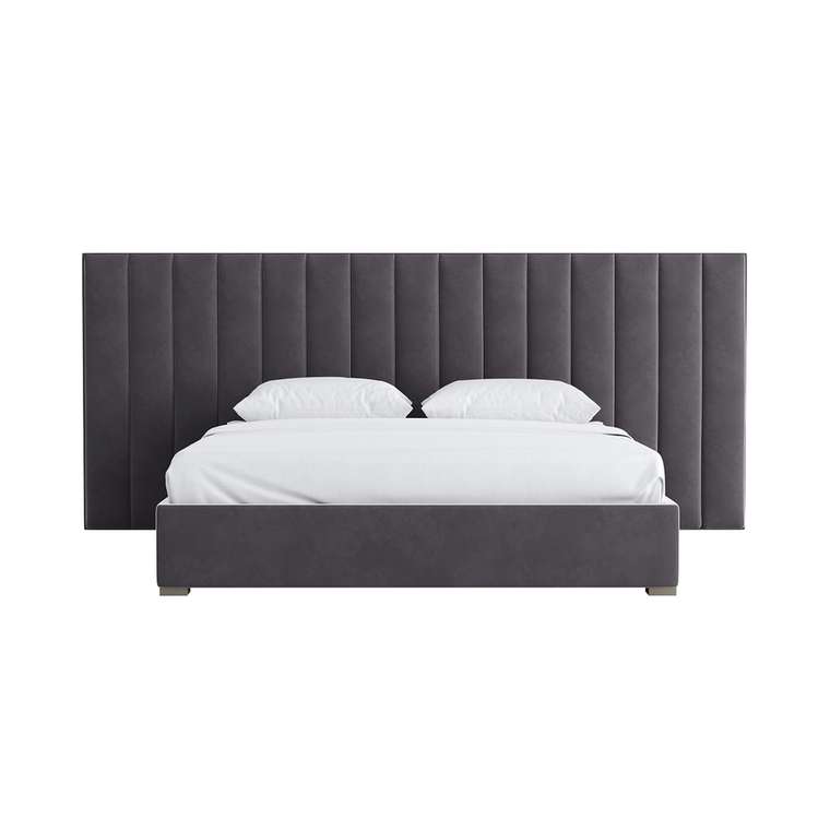 Кровать с подъемным механизмом Maxwell 180х200 темно-серого цвета