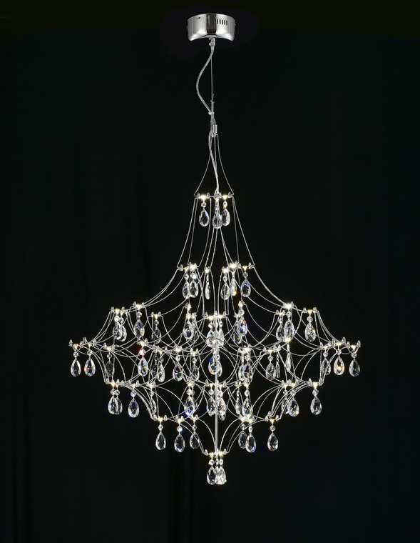 Подвесная люстра Allegria MR2641-66P-50AD (металл, цвет хром)