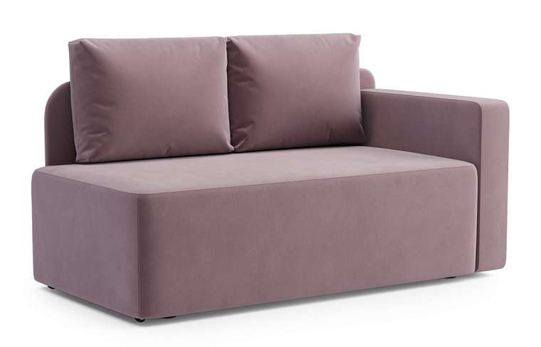 Диван-кровать Роум лилового цвета правый