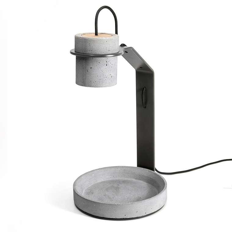 Настольный светильник Into из металла и бетона