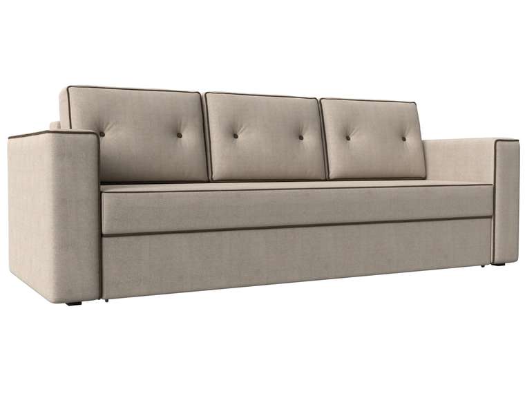 Прямой диван-кровать  Принстон бежевого цвета