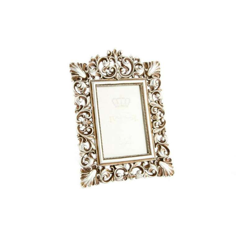 Фоторамка 18 x 2 x 25 cm Позолоченный Смола Shabby Chic