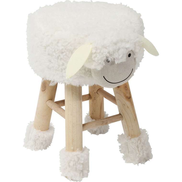 Пуф Sheep белого цвета