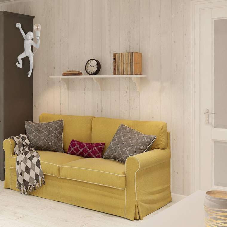 Настенный светильник Monkey 10314W/A (композит, цвет белый)