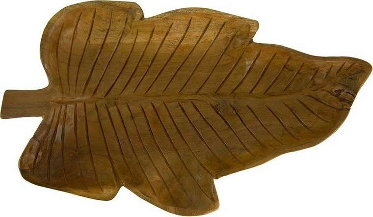 Блюдо Лист бежевого цвета