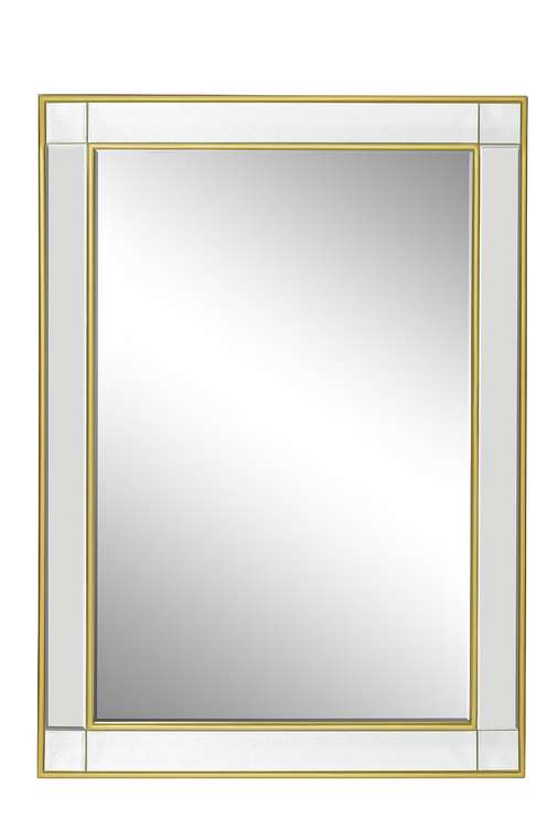 Настенное зеркало 74х104 в раме золотого цвета