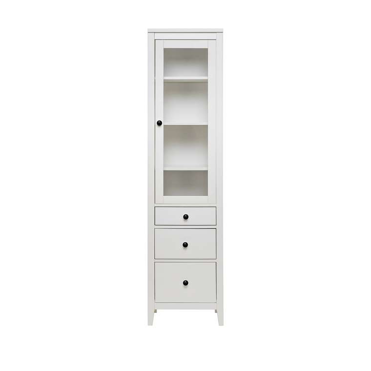 Шкаф-книжный Мира белого цвета
