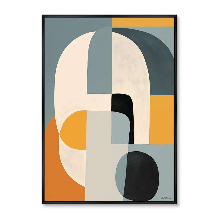 Репродукция картины Spatial form of colors, No 2, 2024г.