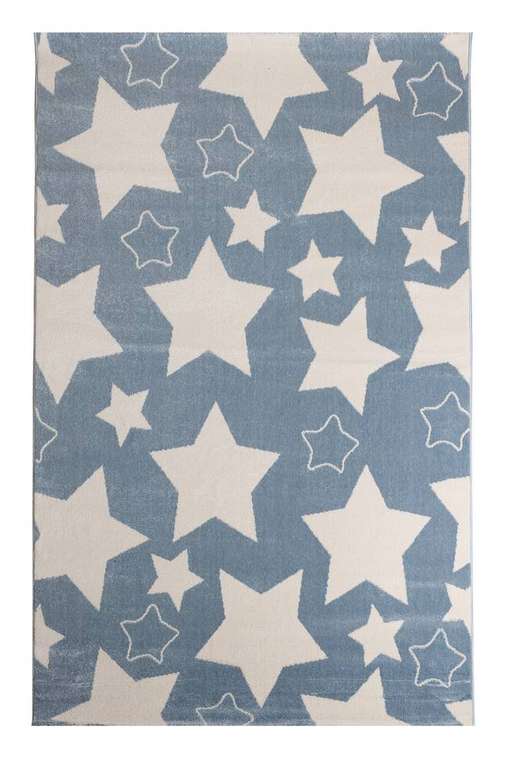  Ковер Stars 160х230 голубого цвета
