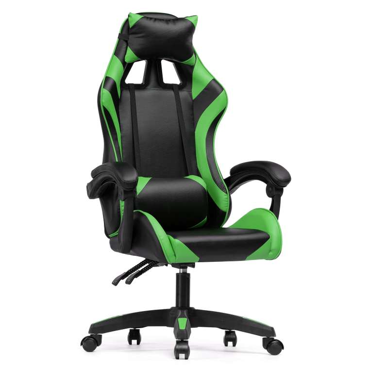 Компьютерное кресло Rodas черно-зеленого цвета