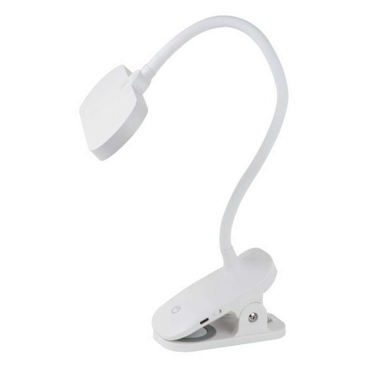 Настольная лампа ULM-D602 10W/3000-6000K/DIM WHITE (пластик, цвет белый)