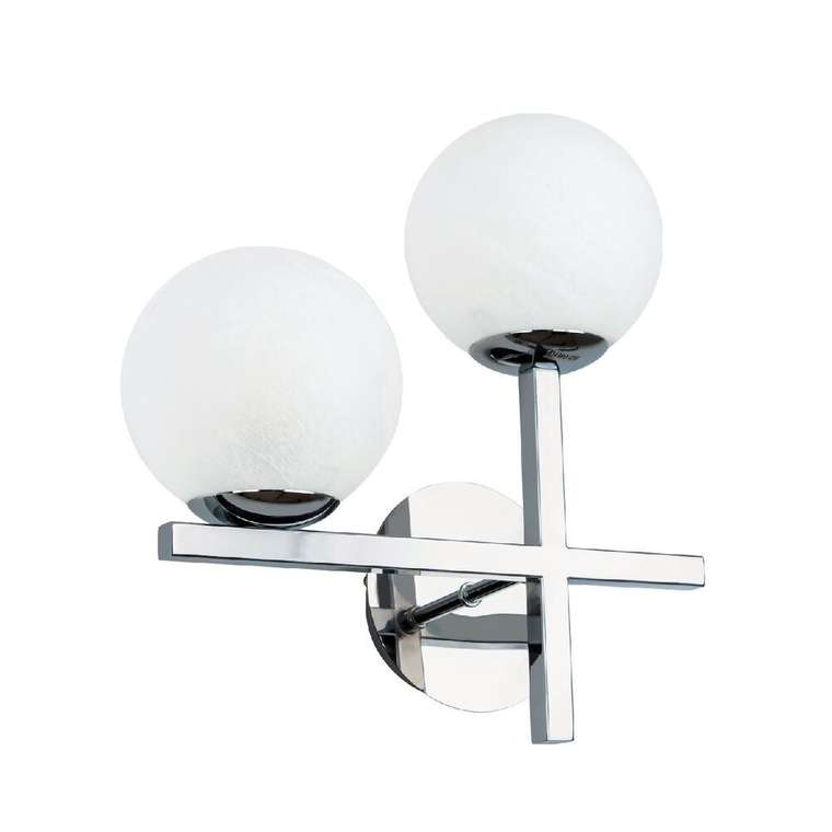 Бра MS.6117.02 CR (стекло, цвет белый)