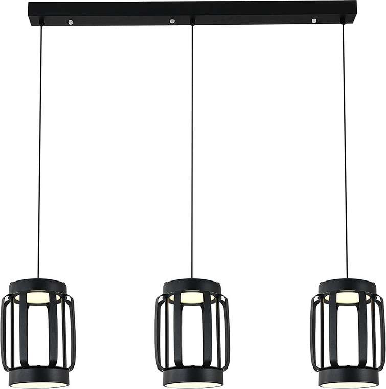 Подвесной светильник с пультом управления LED (14027/6P Black) Indigo Capsula V000157L