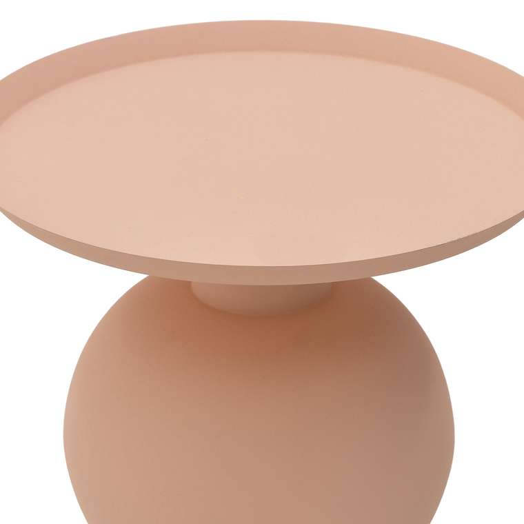 Кофейный стол из розового цвета