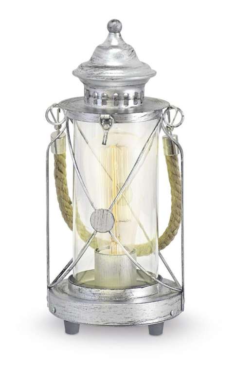 Настольная лампа Vintage 49284 (стекло, цвет прозрачный)