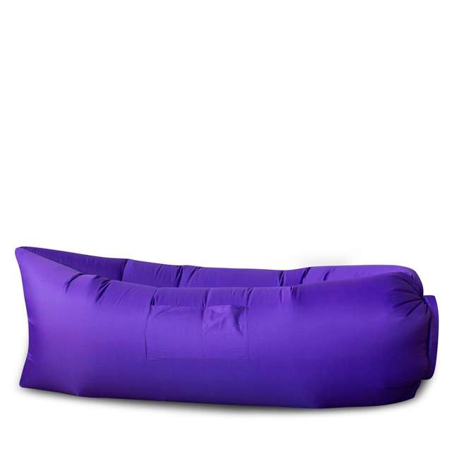 Надувной лежак Air Puf фиолетового цвета 