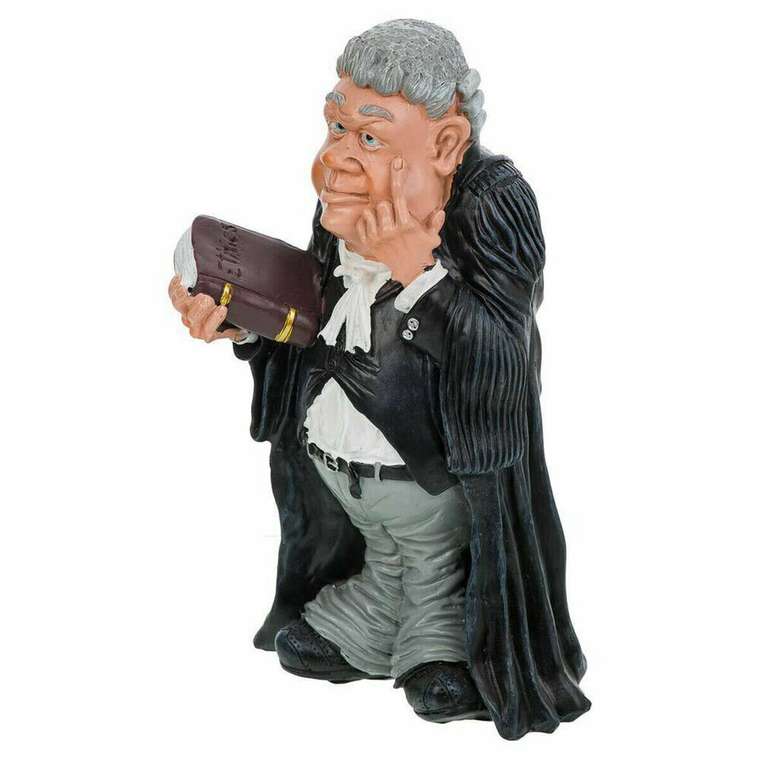 Декоративная фигура полистоун Судья 12 x 25 x 15 cm