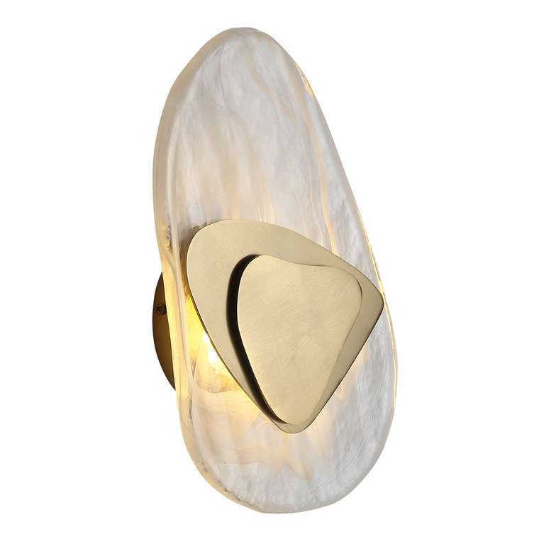 Светильник настенный ST-Luce Латунь/Прозрачно-белый LED 1*7W 4000K