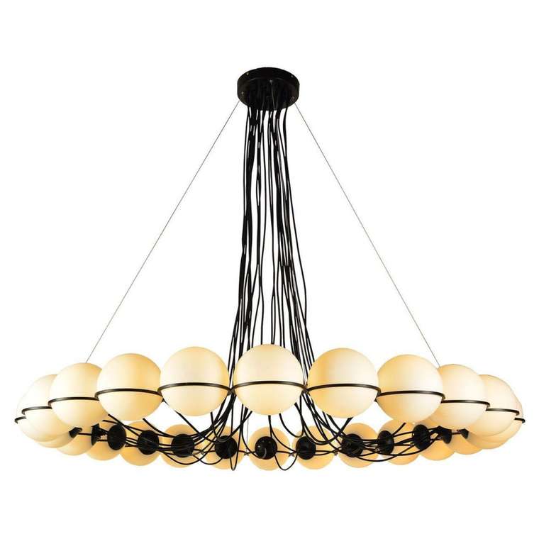 Подвесная люстра IP21 Lussole Loft Seneca GRLSP-8176 шарики