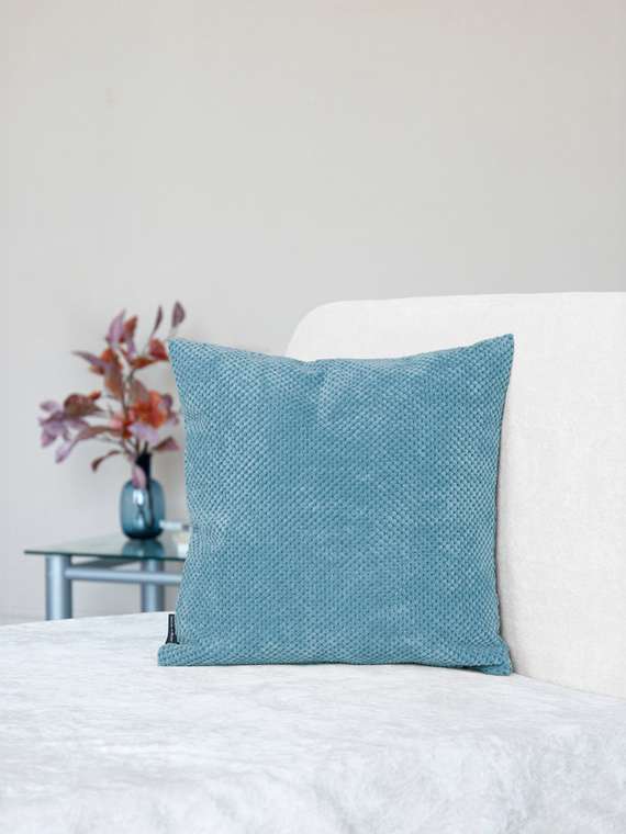 Декоративная подушка Citus Blue синего цвета