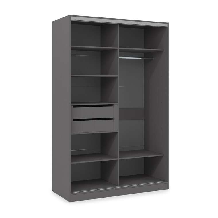 Шкаф-купе Comfort 14.5 темно-серого цвета