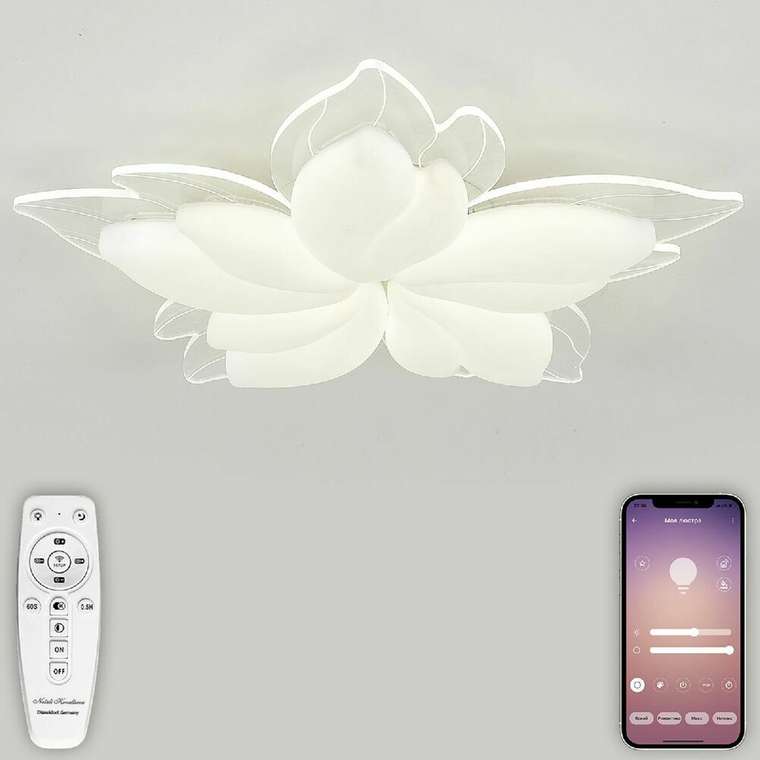 Потолочная люстра Effect LED LAMPS 81118 (пластик, цвет белый)