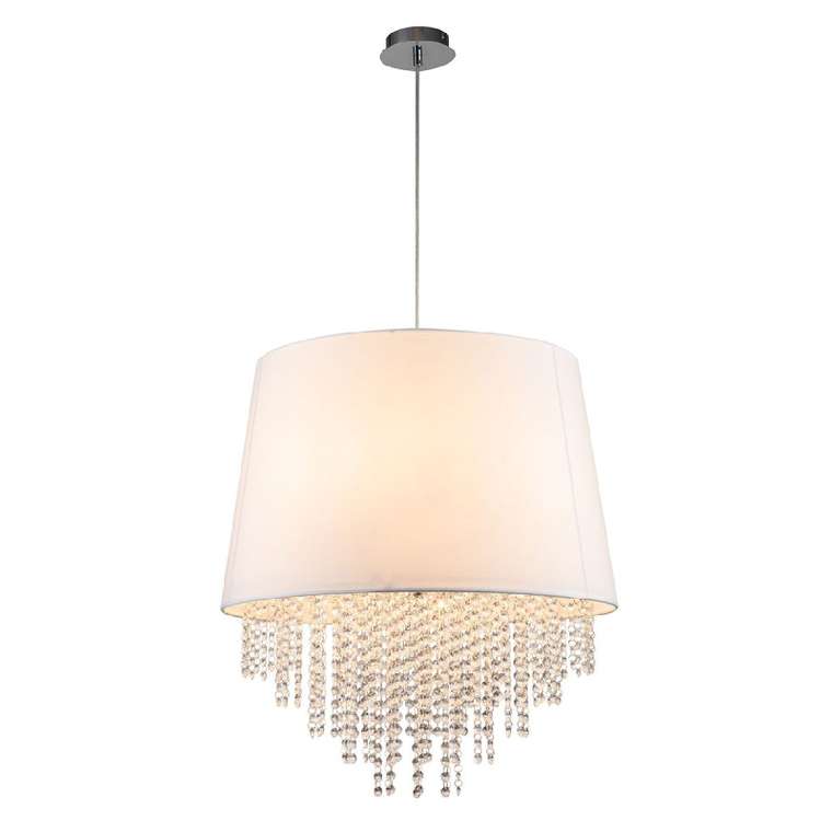 Подвесная люстра Charm 652/5S White (ткань, цвет белый)