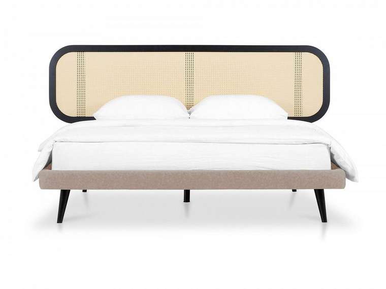Кровать Male 160х200 коричнево-бежевого цвета