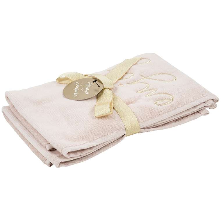Полотенце для рук Enjoy Life розового цвета