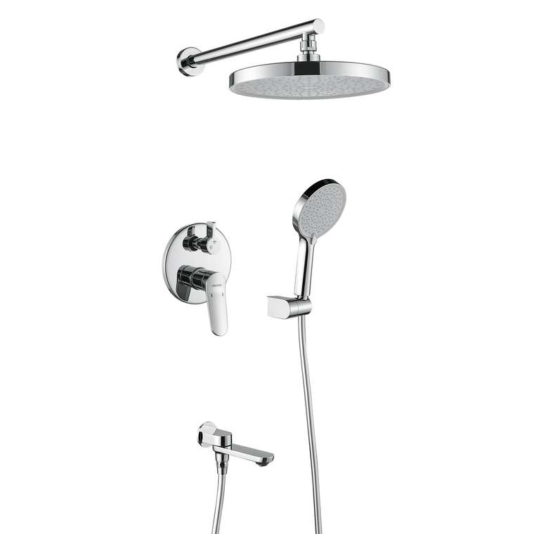 Душевая система встраиваемая Shevanik S4335, хром
