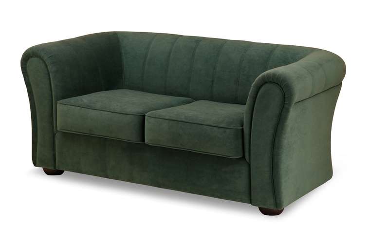 Прямой диван-кровать Бруклин Премиум зеленого цвета