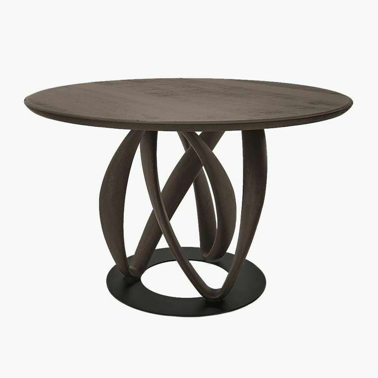Обеденный стол Верона темно-коричневого цвета