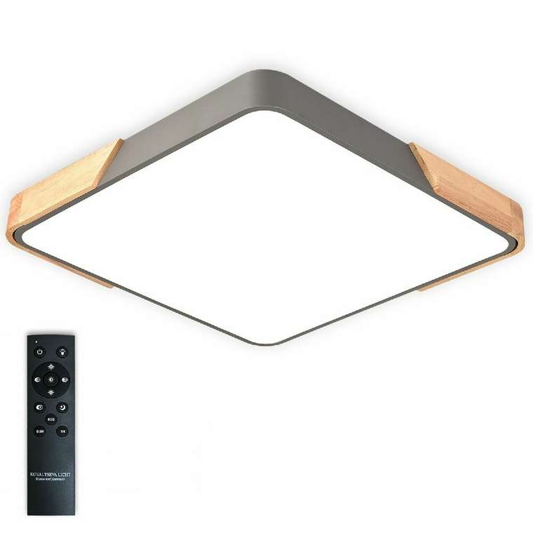 Потолочный светильник Scandinavian LED LAMPS 81413 (пластик, цвет белый)