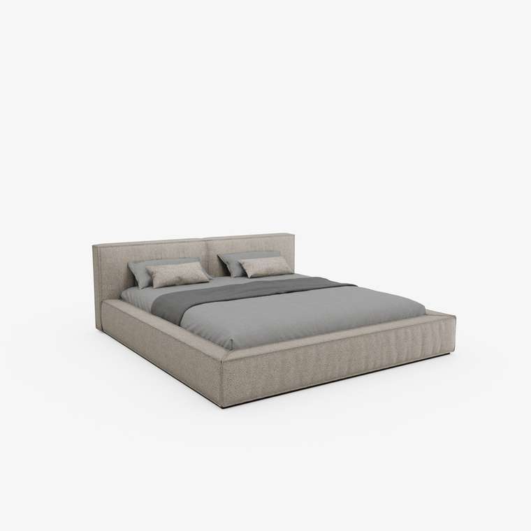 Кровать Terra 200х200 бежевого цвета с подъемным механизмом