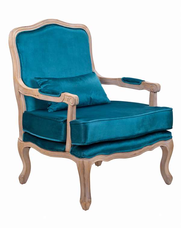 Кресло Nitro blue natural синего цвета