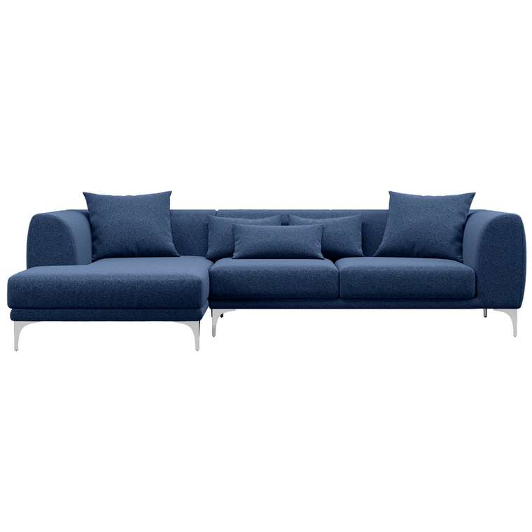 Угловой диван Taylo синего цвета