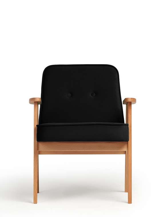Кресло Несс черного цвета